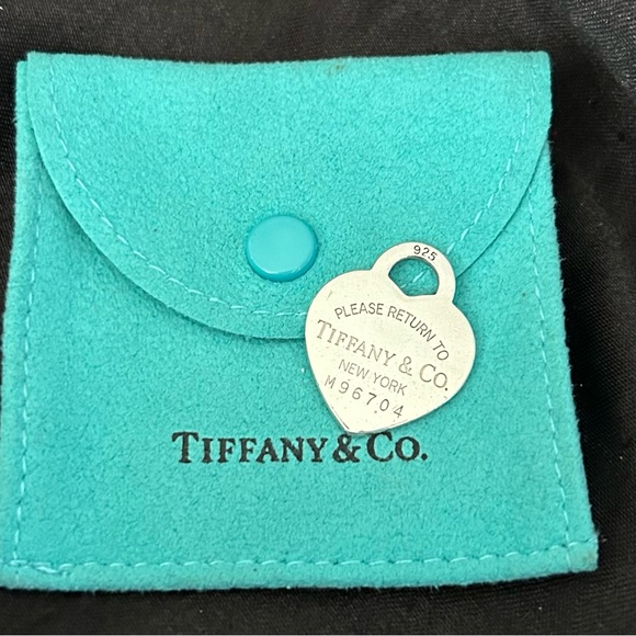 Tiffany & Co. Jewelry - Tiffany & Co. Medium Heart Dog Tag Pendant Charm